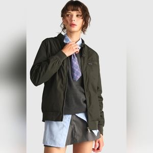 Iconic 80's Vintage Members Only Jacket Black Bomber